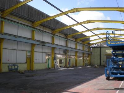 200 x 50 used steel framed building