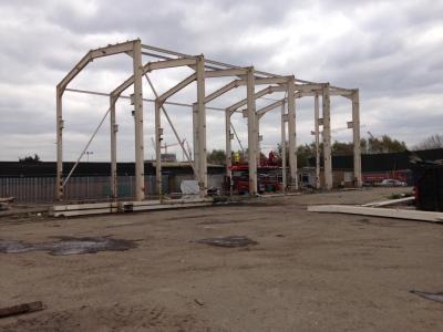 120 ft x 56 ft x 39 ft Used Steel Building