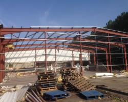 80 ft x 100 ft x 24 ft - Used Steel Building