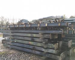 200 ft x 75 ft x 16 ft used steel building