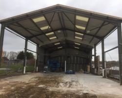 80 ft x 40 ft x 22 ft - (24.4m x 12.2m x 6.7m) Usd Steel Building