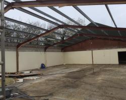 65 ft x 40 ft x 12 ft - (20m x 12.2m x 3.7m) Used Steel Building