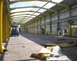 200 ft x 50 ft used steel building