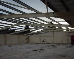 80 ft x 68 ft x 11 ft used steel building
