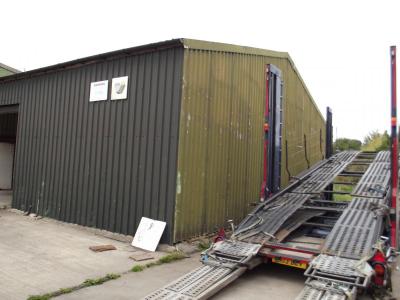 38 ft x 40 ft x 13 ft used steel building