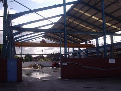 Used Crane Building 140 ft x 80 ft x 30 ft 