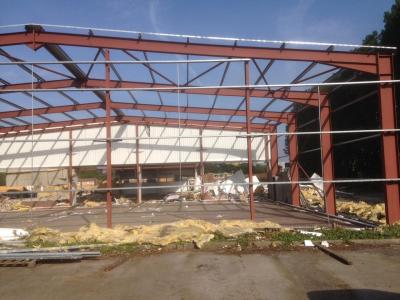 80 ft x 100 ft x 24 ft - Used Steel Building