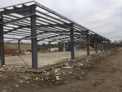 190 ft x 70 ft x 16 ft - (58m x 21.3m x 4.85m) Used Steel Building