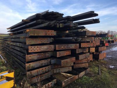 200 ft x 75 ft x 16 ft used steel building