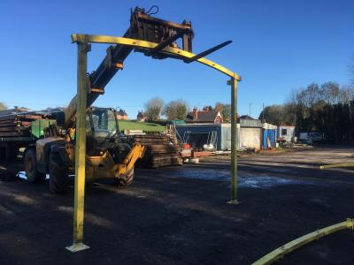 100 ft x 13 ft x 14 ft Used Steel Building