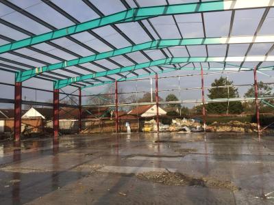 120 ft x 100 ft x 25 ft - (36.6m x 30.5m x 7.7m) Used Building for sale