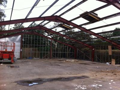 80 ft x 67 ft x 10 ft used steel building