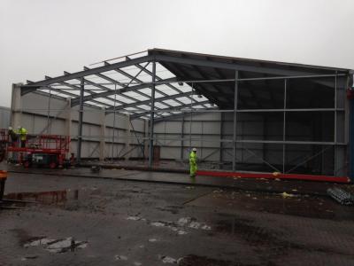83 ft x 80 ft x 21 ft used steel building