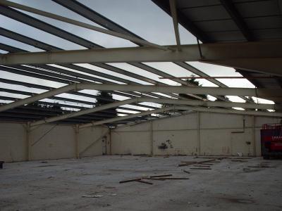 80 ft x 68 ft x 11 ft used steel building
